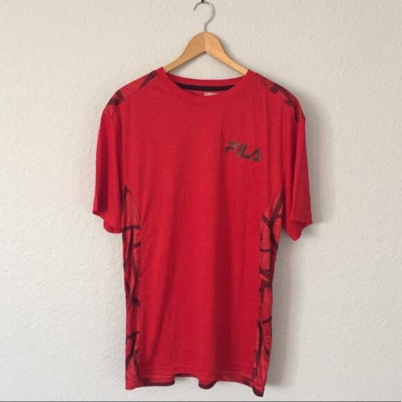 Fila Other - Fila Mens Red & Black Soccer Shirt NWT